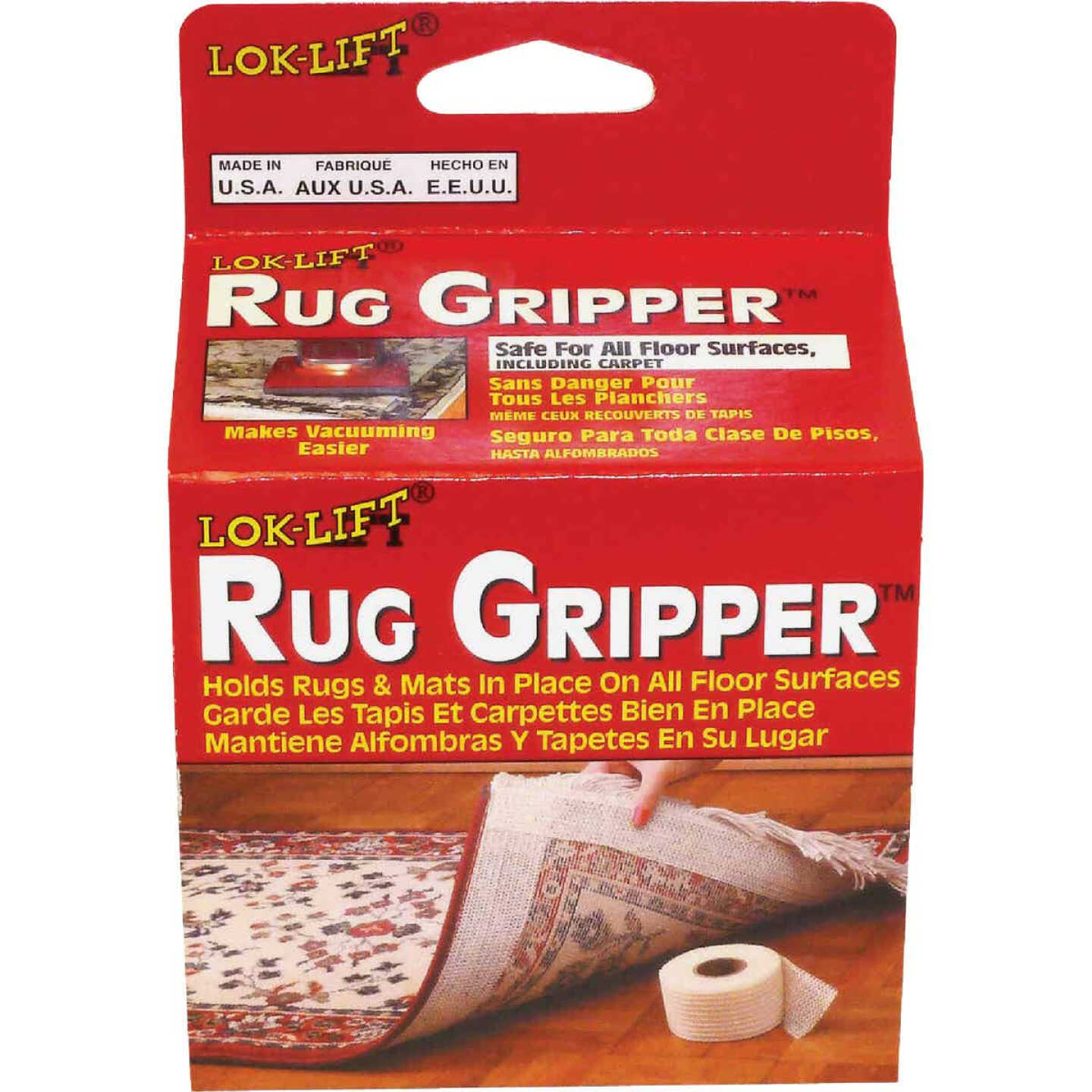 Lok-Lift Rug Gripper 2-1/2 In. x 25 Ft. Nonslip Rug Gripper Tape - Farr's  Hardware