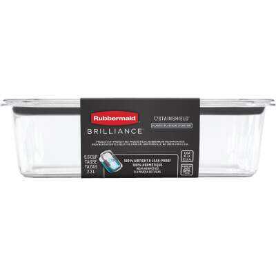 Rubbermaid 3.2 Cup Brilliance Glass Food Storage Containers, Set