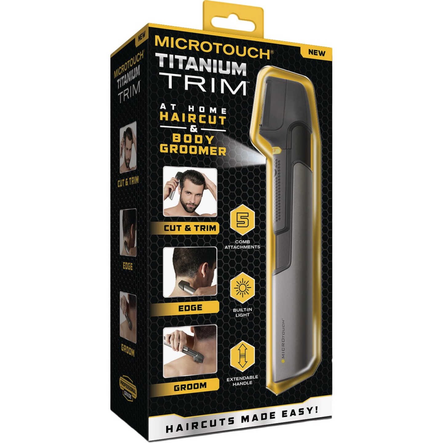 MicroTouch Titanium Trim Beard Trimmer Hair & Farr\'s - Hardware