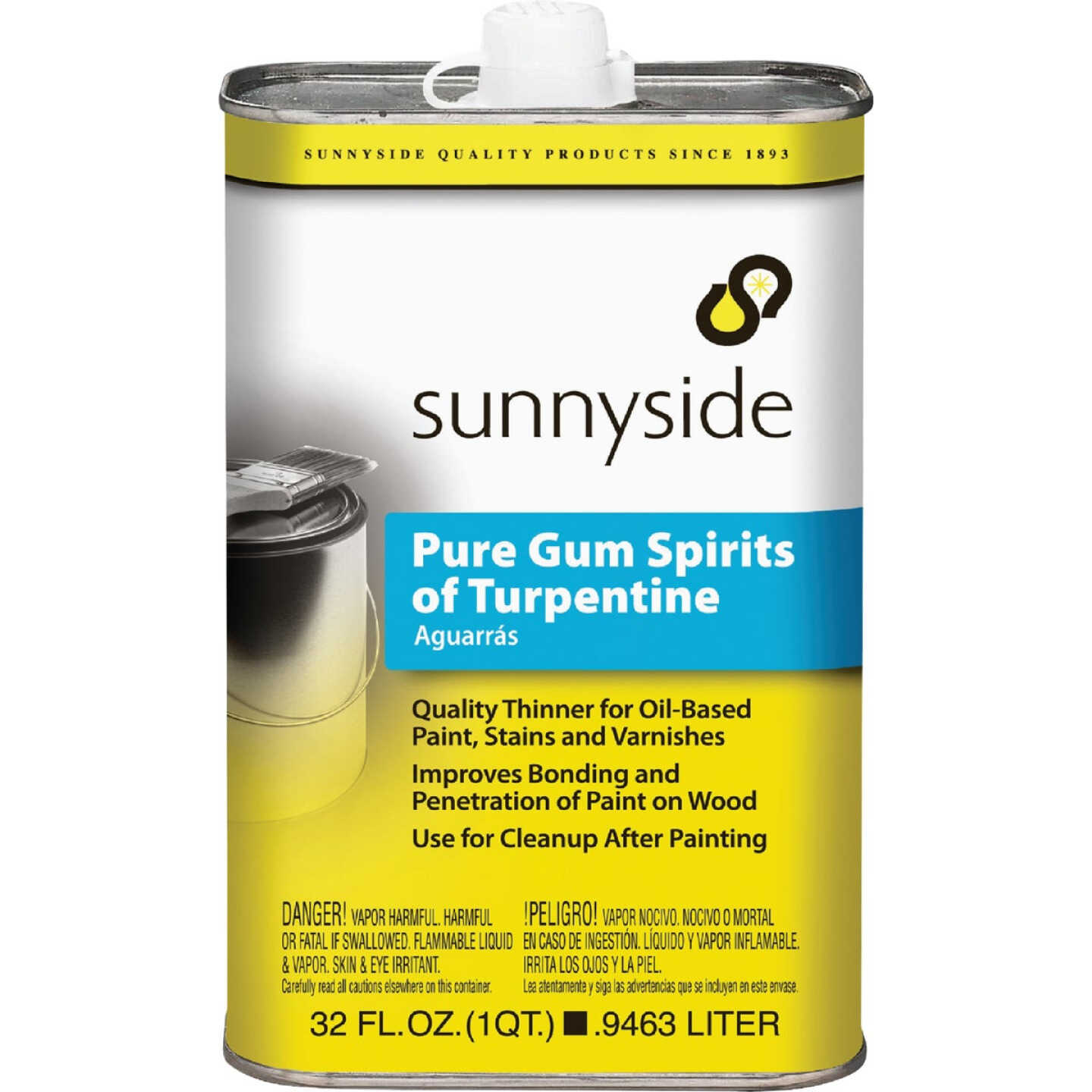 Sunnyside 1 Quart Pure Gum Spirits Turpentine - Farr's Hardware